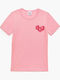 Pretty Baby Kids Short-Sleeved Undershirt Heart Pink