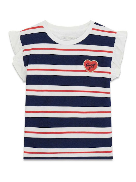 Guess T-shirt Μπλε