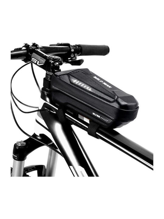 Wild Man Es5 Basic Mountain Bike Hard Shell Eva Front Top Bicycle Bag Black