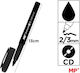 Madrid Papel Permanent Marker Black