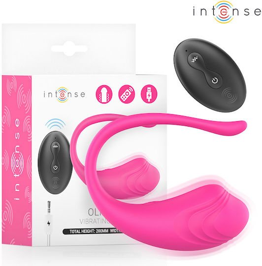 Intense Olivia Vibrator Egg with Remote Control Pink