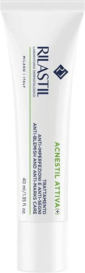 Rilastil Acnestil Attiva (+) Κρέμα Προσώπου κατά των Ατελειών & της Ακμής με Νιασιναμίδη 40ml