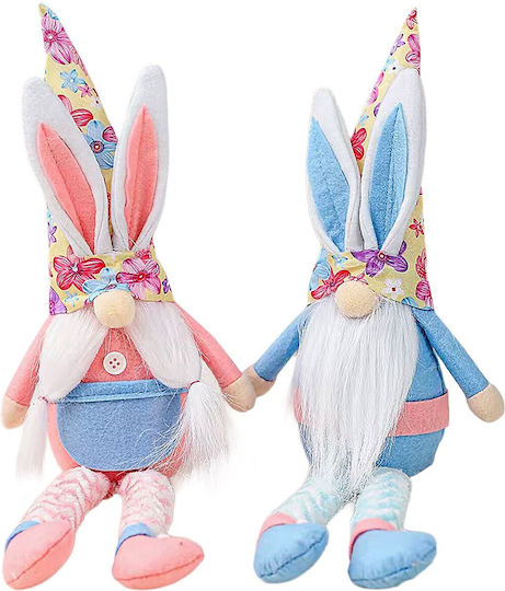 Figură Pânză Urechi Iepure & Picioare Atârnate 44cm Bunny's 932256
