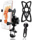 Road AR-A3 Motorcycle Cellphone Mount with Adjustable Arm 3.5-6 Inches for Steering Wheel