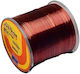 1.0 0.16mm 2.10kg Tension 500m Extra Strong Nylon Fishing Line Imported Raw Silk Wine Red