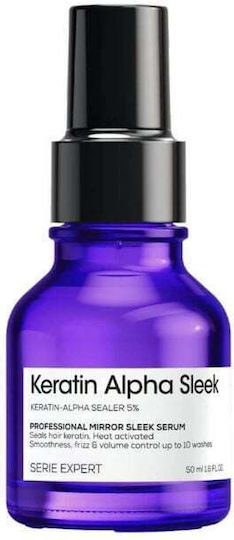 L'Oréal Professionnel Keratin Alpha Sleek Leave In Hair Serum for Anti-Frizz & Brightening 50ml