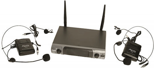 Audio Club X102L Комплект Безжичен Журналистически Микрофон За Глава