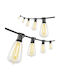 Waterproof Curtain Lights Garland Lights LED IP44 18m with 50 Lamps