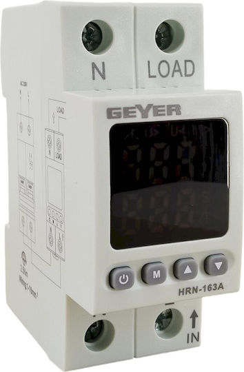 Geyer Single Phase Voltage Monitor Rail Digital HRN-163A