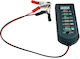 Tester Digital de Baterii cu Cleme de Crocodil