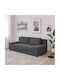 Favorite Three-Seater Sofa Bed Gray 200x81x71cm