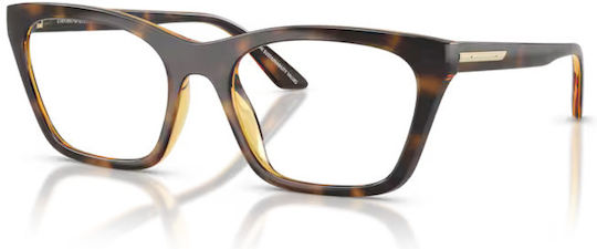 Women's Butterfly Prescription Eyeglass Frame Brown EA4274BU 50261W