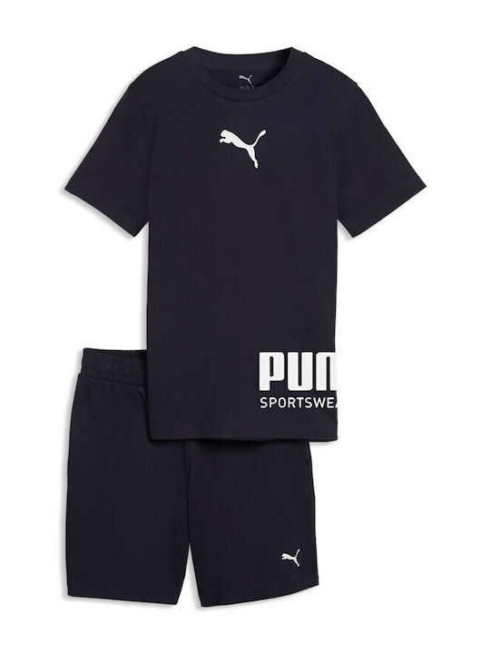 PUMA Kids Summer Set with Shorts 2pcs Blue