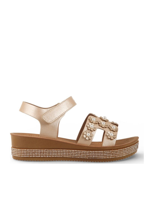 Kindersandalen Beige