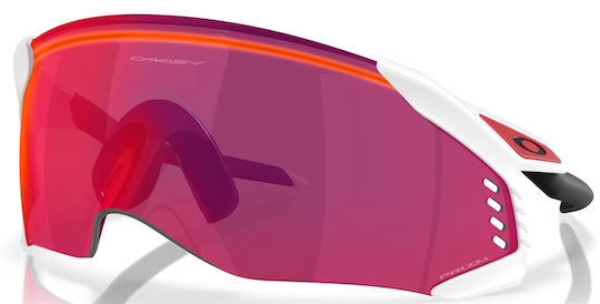 Oakley Γυαλιά Ποδηλασίας Prizm με Λευκό Σκελετό και Χρωματιστούς Φακούς