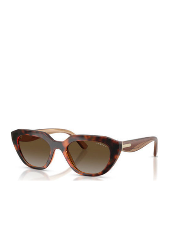Vogue Unisex Sonnenbrillen mit Braune Schildkrö...
