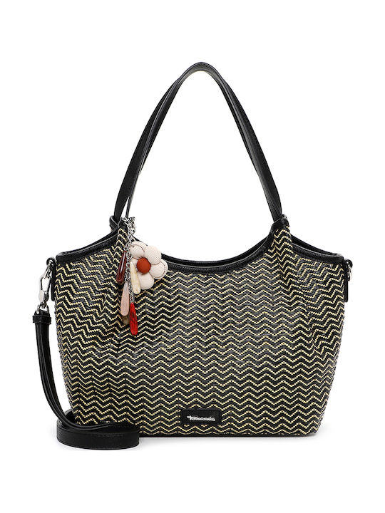Tamaris Tamaris Damen Rattan Schultertasche Sch...
