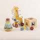 Wooden Set Of 3 Activity Toys Giraffe