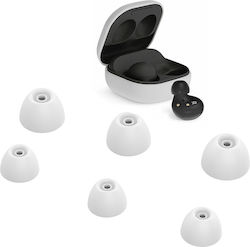 Θήκη Σιλικόνης σε Λευκό χρώμα για Galaxy Buds2