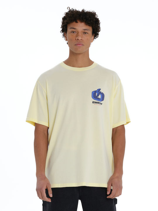 Herrenblusen T-Shirts Kurzarm Gelbe 261.EM33.08-hellgelb