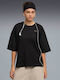 Women's Cotton Short Sleeve Top Puma Black