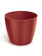 Next Plastic Red Plant Pot 15.8x15.8x13.2cm