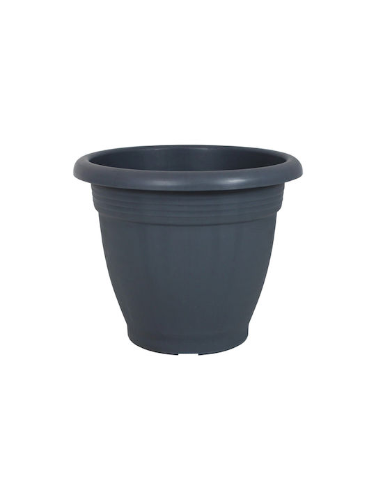 Sic Plast Plastic Flower Pot Anthracite 30x30x24cm