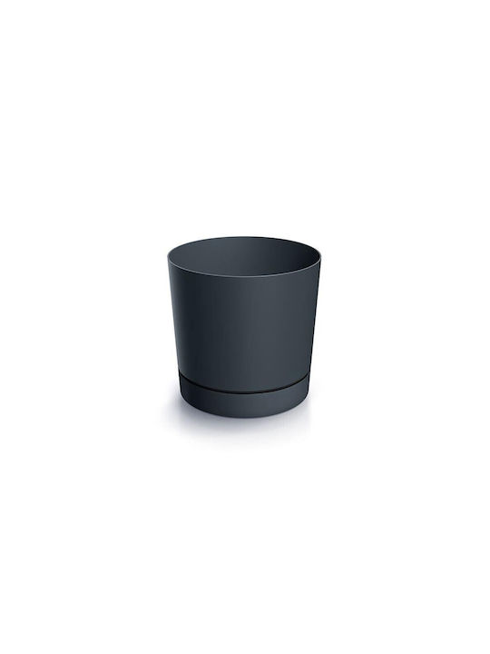 Next Plastic Flower Pot Anthracite 10.8x10.8x10.9cm