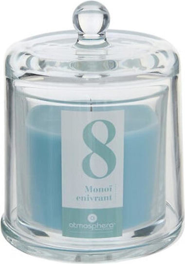 Atmosphera Dekorative Kerze Monoi In Gefäß Orangenfarbe 240gr