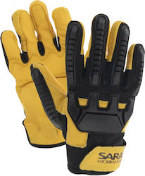 Sara Workwear Γάντια Εργασίας Δερμάτινα