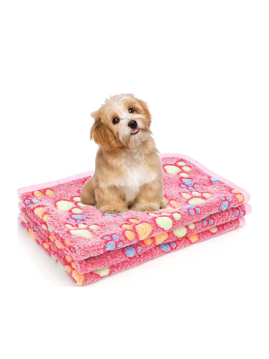 Ideaplus Pet Носещо Се Одеяло За Куче Розово 75x50см