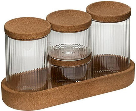 Atmosphera General Use Vase with Lid and Stand 14x9.7x26cm 1 Pieces