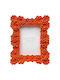Kare Design Kunststoff Fotorahmen mit Orange Rahmen