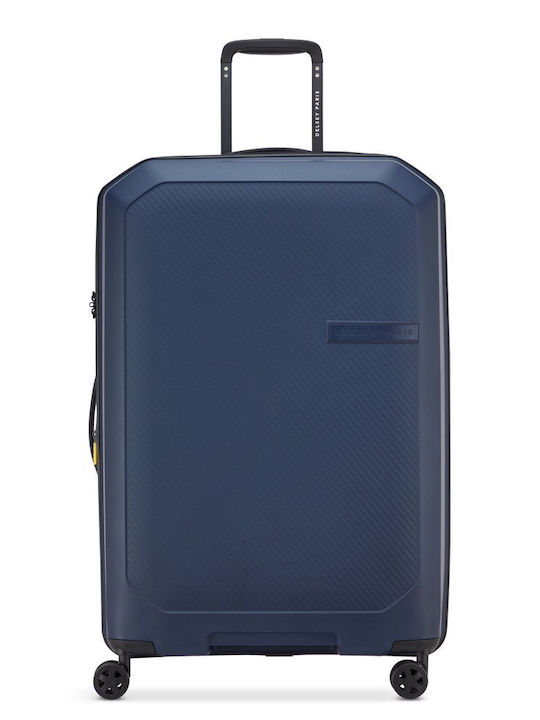 Delsey Anvers Large Navy Suitcase With 4 Wheels Height 75.5cm