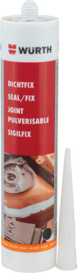 Wurth Dichtfix Уплътнителен Силикон Черен 310ml