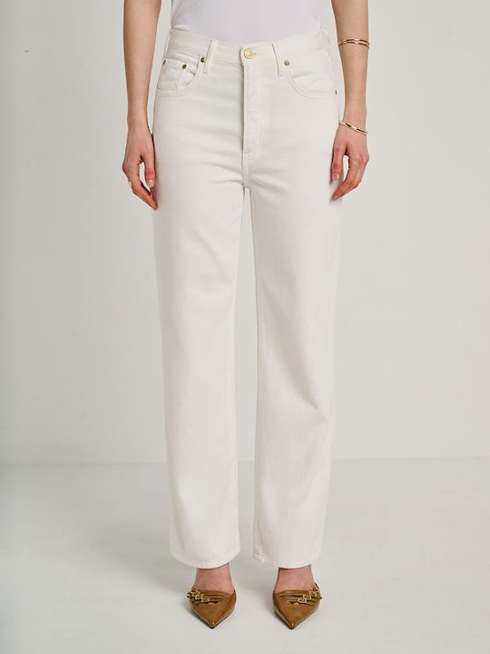 Staff Women's Jean Pants in Regular Fit Beige 5...