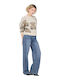 Women's Jean Pants in Wide Leg Style