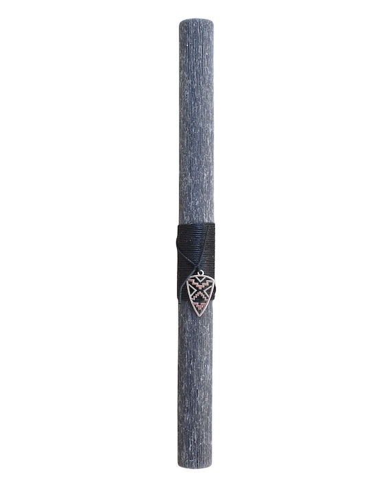 Easter Candle Round Scented and Handmade Gray