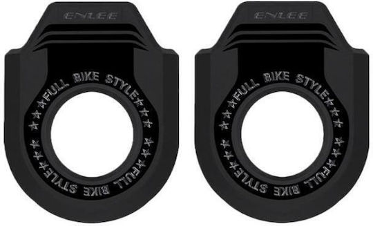 2 Pieces Bicycle Crank Protector Mtb Chain Style A Black