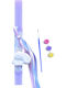 Easter Candle Square Scented And Handmade Purple