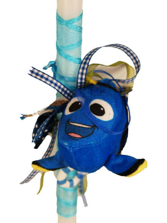 Osterkerze Runde mit Box Finding Dory