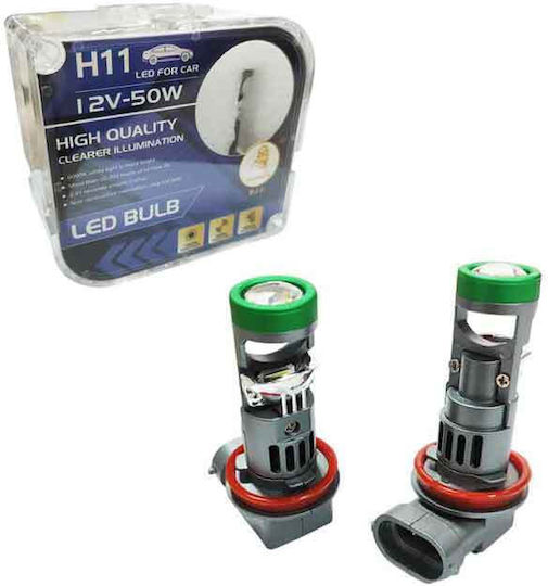 EJC Λάμπα Αυτοκινήτου H11 LED Λευκό 12V 50W