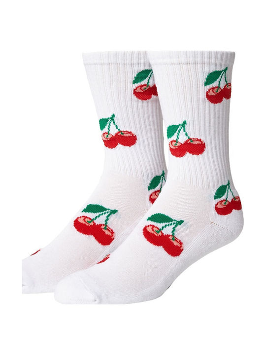 HUF Șosete Pentru Bărbați Cherry Bomb Alb