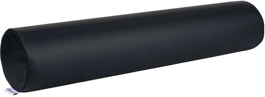 Habys Κυλινδρικό Μαξιλάρι 12x60x12cm σε Μαύρο χρώμα ALRB1260B
