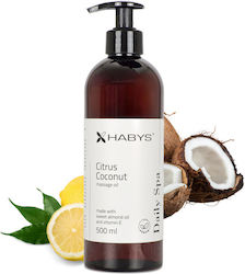 Habys Кокосово Масло за Масаж 500ml Habys Кокосово Масло за Масаж 500ml