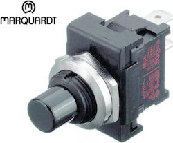 Rocker Pushbutton Switch 1 X On-off Single Pole Spst 2 Pin 6a/250vac 23.9x16.6x23mm Marquardt 1841.1101 Quick Connect Terminal 4.8 X 0.8