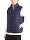 Sleeveless Puffer Jacket Blue