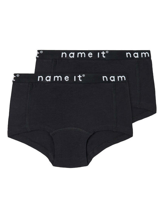 Name It Σετ Παιδικά Βρακάκια Μαυρο 2τμχ