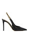 Leather Heels With High Heel Black