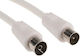 Run & Teng Antenna Cable Coax Male - Coax Female White 5m 670319283 1 Piece